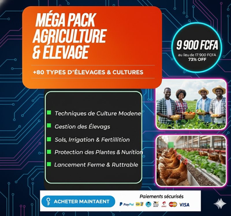 Réussissez en Agriculture et Élevage 2026 avec Notre Formation Expert