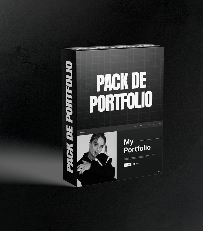 PACK PORTFOLIO – Le Kit Complet pour Créer un Portfolio Pro et Impactant