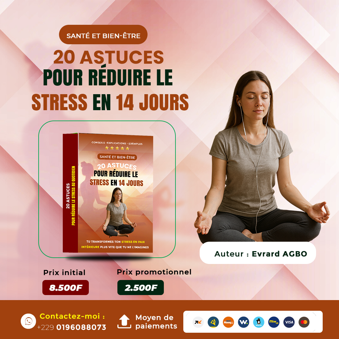 20 ASTUCES POUR RÉDUIRE LE STRESS EN 14 JOURS